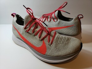 nike zoom fly flyknit pure platinum bright crimson