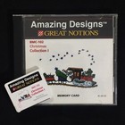 Christmas 1 Embroidery Designs Card for Deco Brother Baby Lock White Simplicity