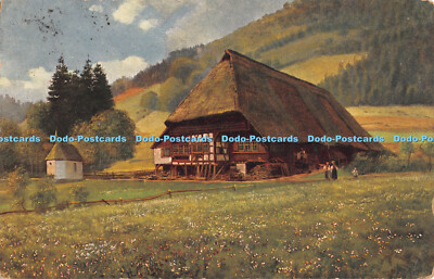 R317210 Schwarzwaldhaus mit Kapellchen Edm von König Hoffmann 1922