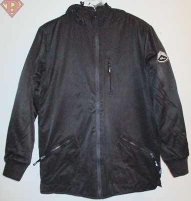 Marc Ecko Vintage Function GL Rain Jacket w/ Hood Men's Size XL Charcoal w/ Tags