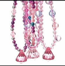Colorful Princess Party Necklaces - 12 per unit, Assorted Colors As Shown