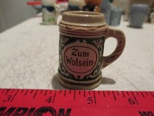 Zum Wolsein, Wol Bekom's Vintage Taza de cerveza Soporte para palillo de dientes