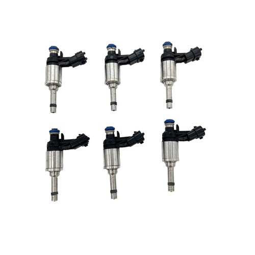 Set of 6 Fuel Injectors for GMC Acadia Chevy Traverse Buick Enclave 3
