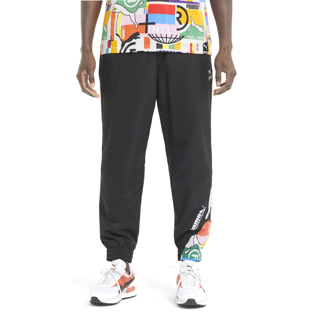 Спортивные брюки Puma Intl Game на завязках для мужчин, размер S, Повседневные спортивные штаны 599788