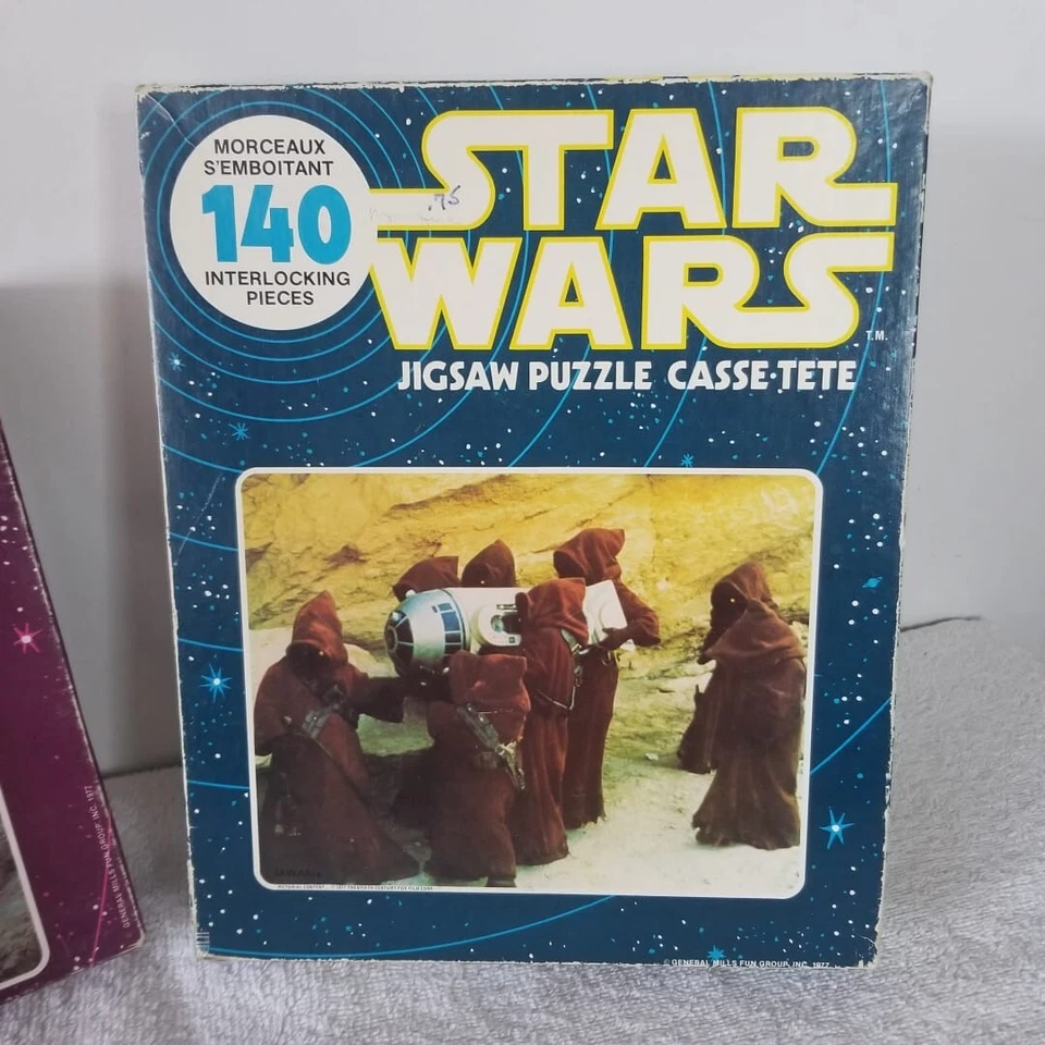 Puzzle Star Wars - 1977 por Parker Brothers Canadá - Luke + Jawa's Foto 4 de 4