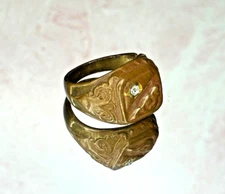 Antique Roman Bronze Ring - Rare Authentic Artifact for Jewelry Collectors!