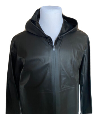 Bottega Venneta Leather Zip Hoodie