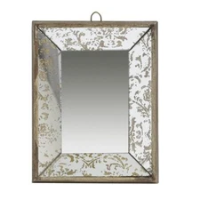 12 Silver Metal Framed Accent Mirror