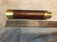 Antique Telescope 30x40 With Brown Latched Case Reproduction
