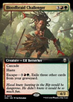 MTG Modern Horizons 3 - Bloodbraid Challenger, Extended Art NM