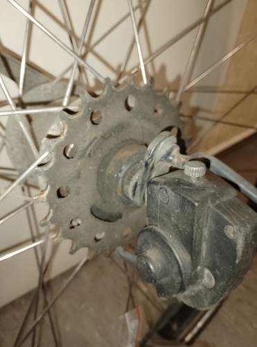 Hinterrad Alu, Rücktrittbremse 28 zoll Komplet m Scheiltung,reifen und schlauch - Bild 2 von 10