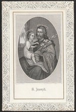 Santino canivet "S. Joseph" - Francia - Non datato