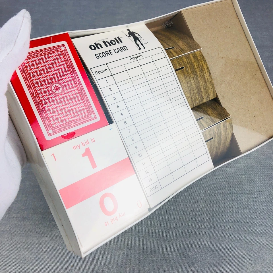 Oh Hell Card Board Game SEALED Vintage 1973 Cadaco 3-4 players Never played - Image 3 of 4