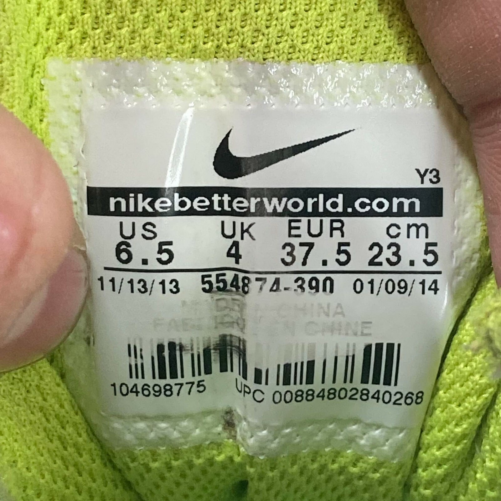 Nike Air Max Cage Womens Yellow Tennis Shoes 554874-390 Size 6.5 | eBay