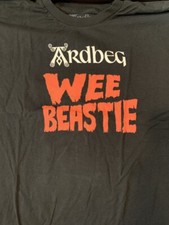 ARDBEG SCOTCH WHISKY WEE BEASTIE T SHIRT SIZE MEDIUM (M) IMPOSSIBLE  BRAND NEW