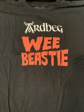 ARDBEG SCOTCH WHISKY WEE BEASTIE T SHIRT SIZE MEDIUM (M) IMPOSSIBLE  BRAND NEW
