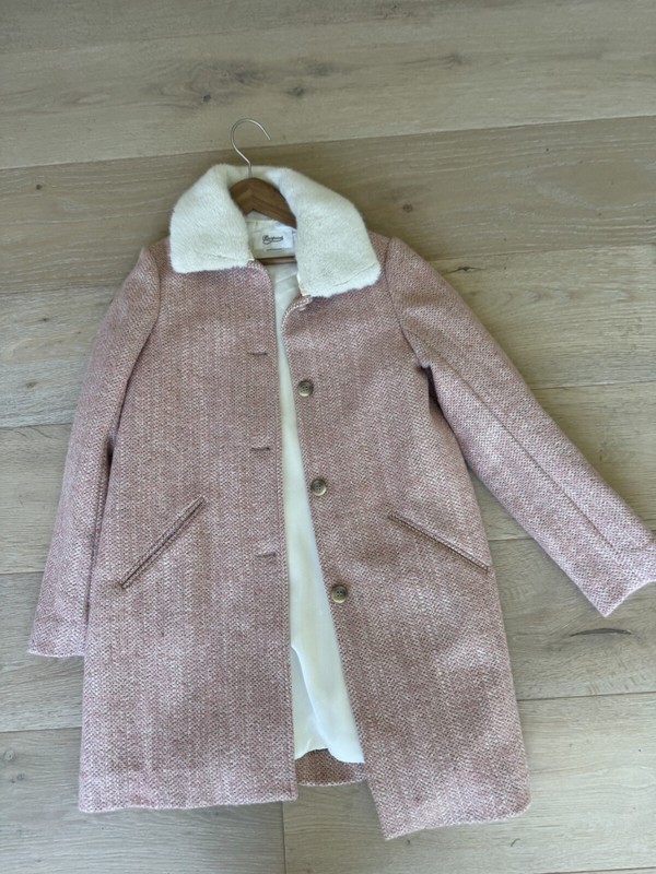 NWT Bonpoint Designer Pink Coat (14Y) - Exceptional Quality & Timeless Style