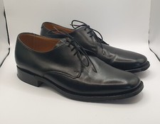 Cheaney Rye Black Leather Formal Derby Shoes UK Size 8 RRP £350