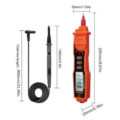 A3002 Digital Multimeter Pen Type 4000 Counts with Non Contact AC/DC Tester Tool