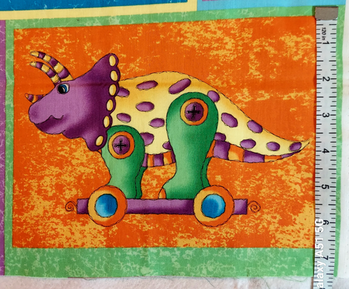Dinos on Parade Blocks Fabric Panel plus 2 yards of Border Fabric by Clothworks - Picture 18 of 22