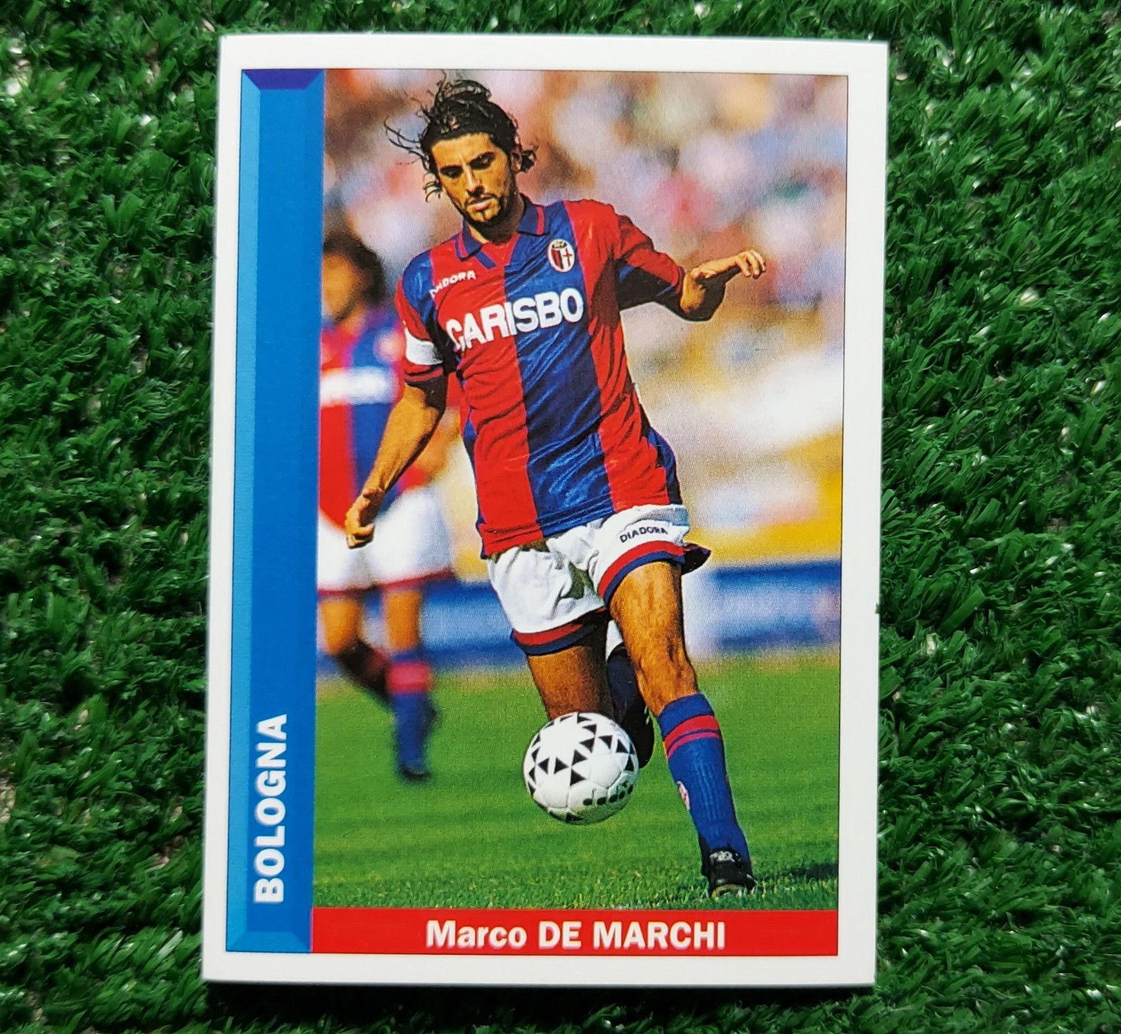 FIGURINA PIANETA CALCIO 96/97 DS BOLOGNA N°29 DE MARCHI STICKER 1997 ⚽️