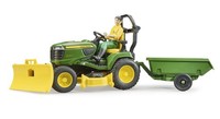 Bruder John Deere AufsitzrasenmäHer Mit AnhäNger Und GäRtne (62104)