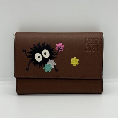 LOEWE Studio Ghibli Collaboration Spirited Away Susuwatari Compact Wallet Mint