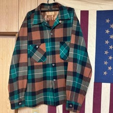1950s Penney's Towncraft Wool Shirt Vintage