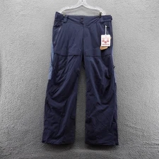 Obermeyer Men Oberreute Snow Pants Blue Waterproof RECCO Ski Size Large NEW $349
