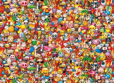 GW86f0 Impossible Puzzle - Emoji, 1000 Teile