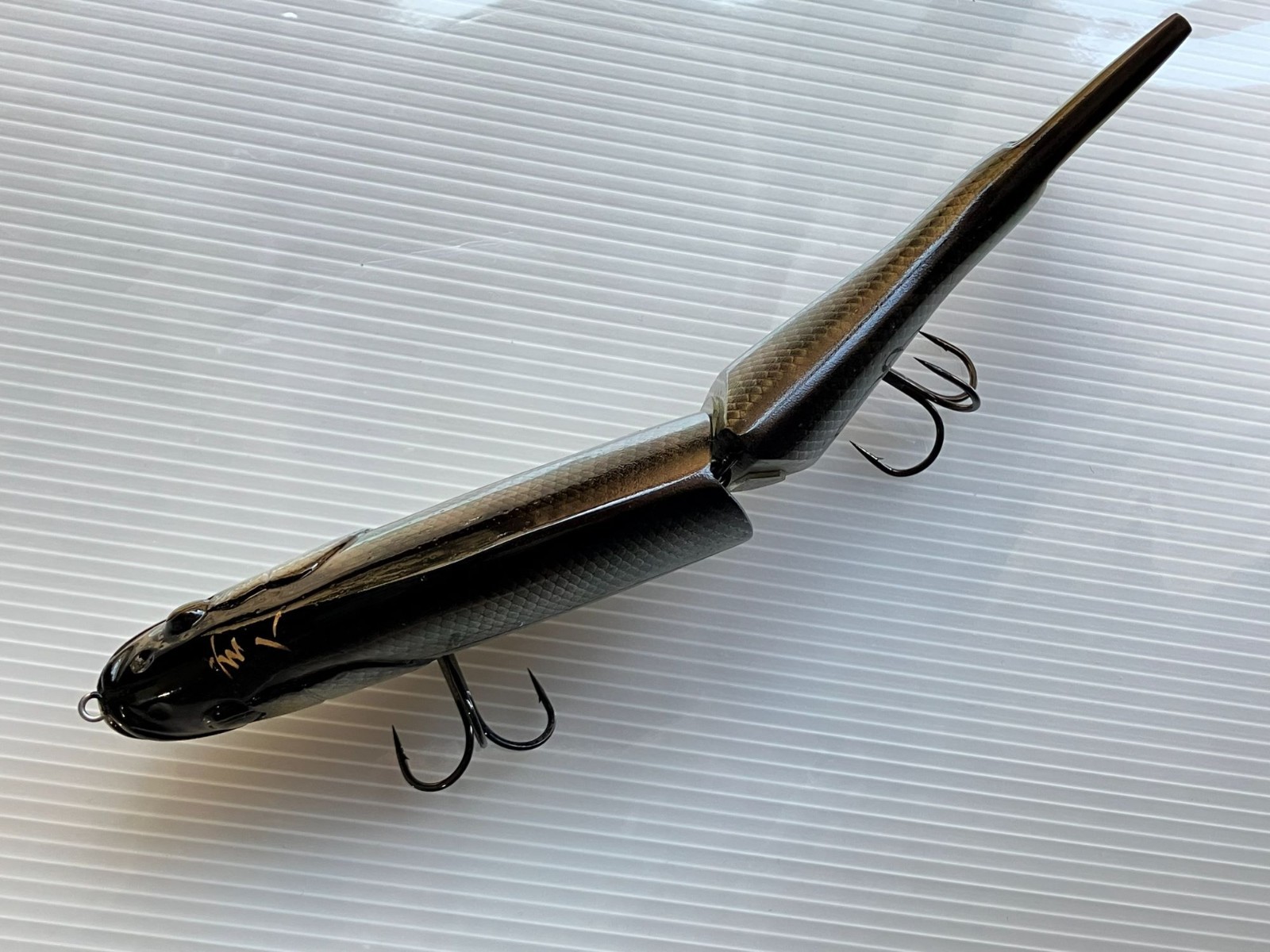 Handmade Japanese Big Swimbait RG230 – S-Wave Action  – Kurouto Lures – Rare - Image 6