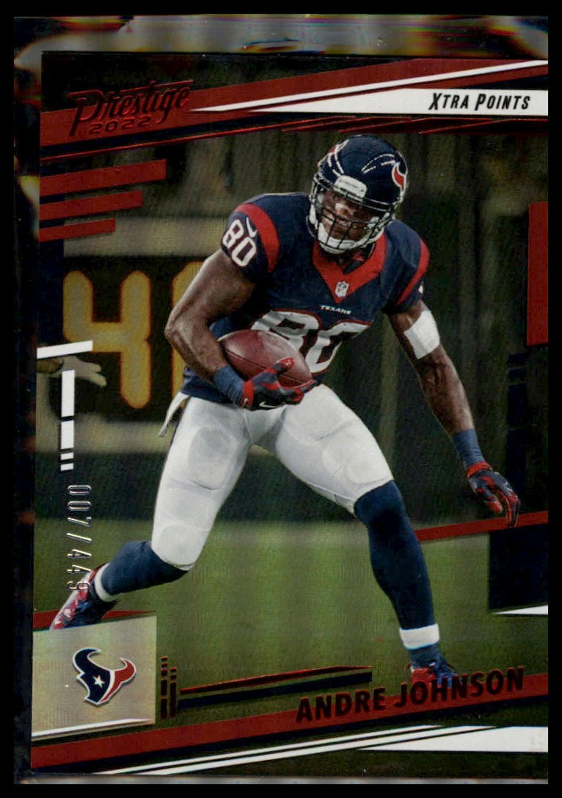 2022 Panini Prestige #122 Andre Johnson Xtra Points Premium Red #/449