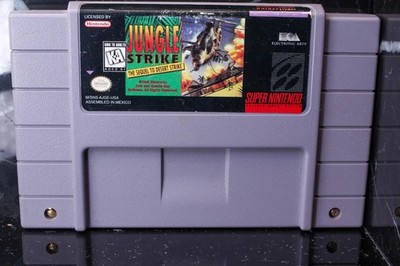 Jungle Strike Super Nintendo Entertainment System 1995 SNES