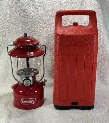 #ad Coleman 200A Lantern With Carry Case Amazing Condition $115.00