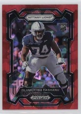 2024 Panini Prizm Draft Picks Red Ice Prizm Olumuyiwa Fashanu #145 1oa8