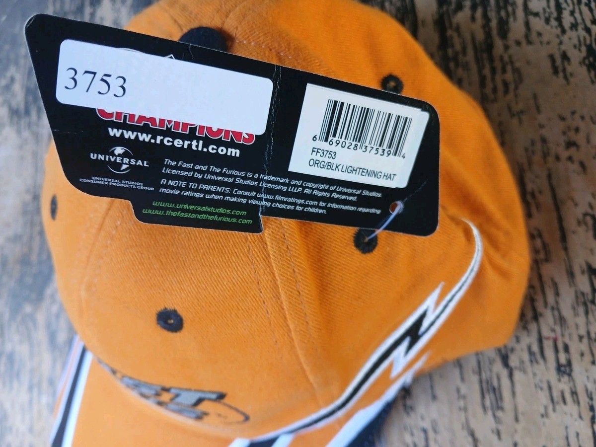 NEW Y2K Vintage Racing Champions 2 Fast 2 Furious Orange LIGHTNING
