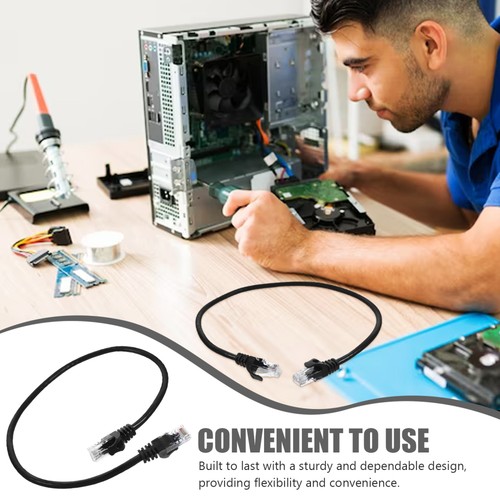 2 Pcs Gigabit-Netzwerkkabel LAN -Kabel Ethernet-Verlängerungskabel - 第 2/12 張圖片