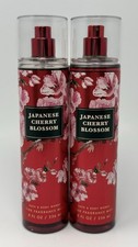 2 New Bath Body Works Japanese Cherry Blossom Body Fine Fragrance Mist 8 fl oz
