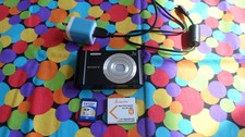 Sony Cyber-shot DSC-W800 20.1MP Compact Digital Camera 5x Zoom Black Tested 1G