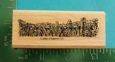 Stampin Up WILDFLOWERS and GRASS Rubber Stamp Flowers