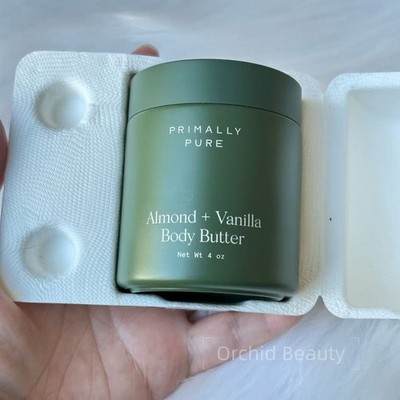 New In Box Primally Pure Vanilla Almond Whipped Body Butter~Full Size 4 oz