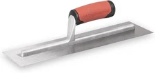 MARSHALLTOWN QLT Concrete Finishing Trowel, 14 x 4 Inches, Soft Grip Handle 