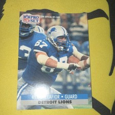 Pro Set 1991 Ken Dallafior #497 Detroit Lions NFL Football Card