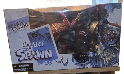 The Art of Spawn Series 26 Issue 57 Spawn vs Cy-Gor Deluxe Set McFarlane RARE 