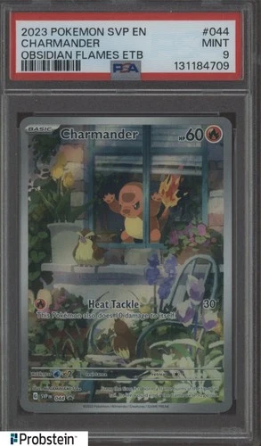 2023 Pokemon SVP EN Obsidian Flames ETB #044 Charmander PSA 9 MINT