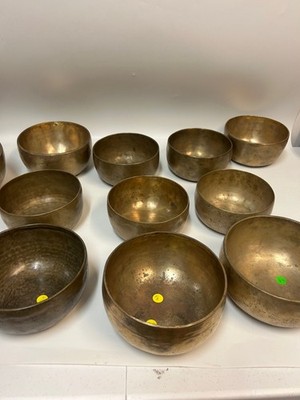 Custome Lot of old Antique Healing Yoga Singing Bowl (10 pieces)
