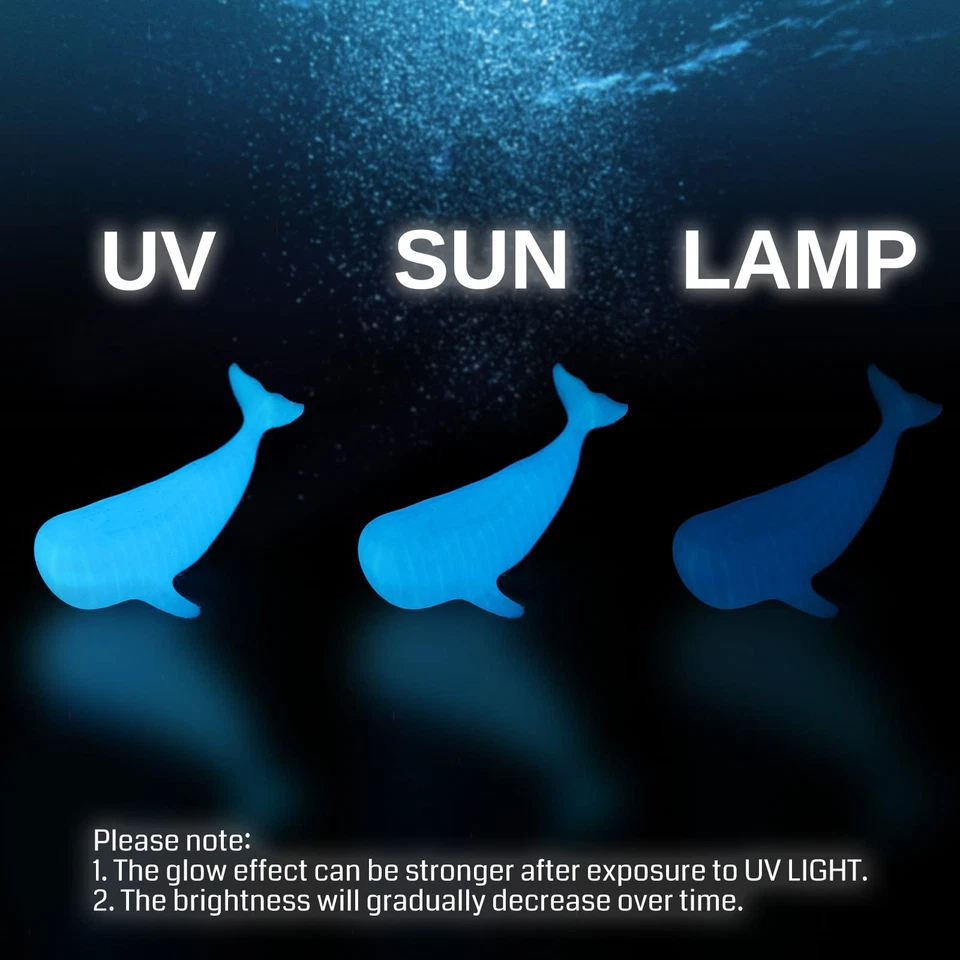 Grow in The Dark Blue PETG Filament, 1.75mm PRO-3 PETG 3D Printer Filament, G... - Image 4 of 4