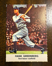 1961 Golden Press Hank Greenberg #4 Detroit/Pittsburgh MLB Baseball Card