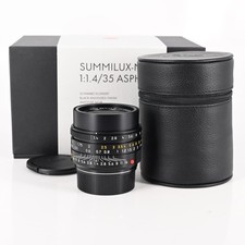 Leica 11726 Summilux-M 35mm f1.4 ASPH Lens Black E46 2022 Version  534
