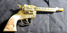 Vintage 1950's KILGORE CAP GUN 9" MUSTANG GOLD